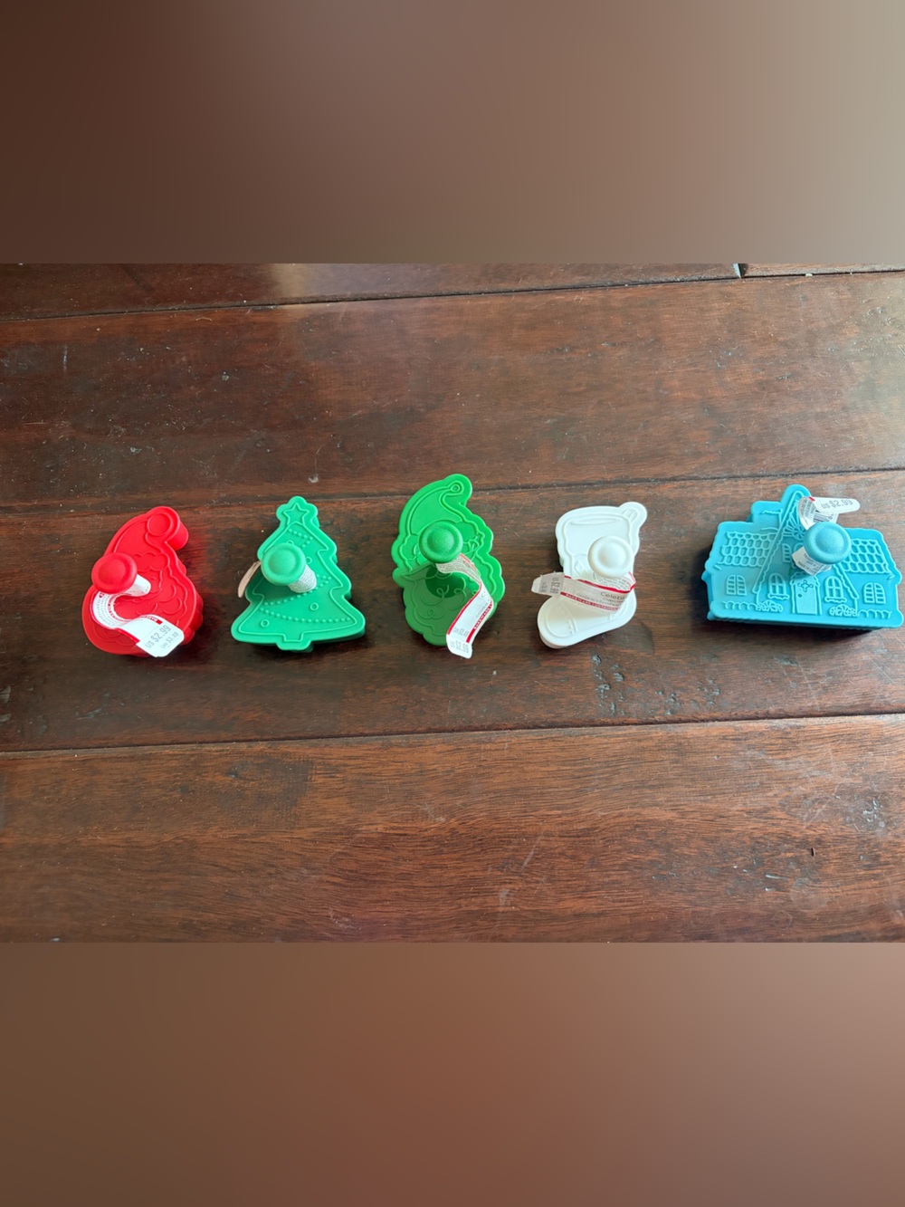 Celebrate It Holiday Cookie Cutter Set in Red, Green, White, Blue